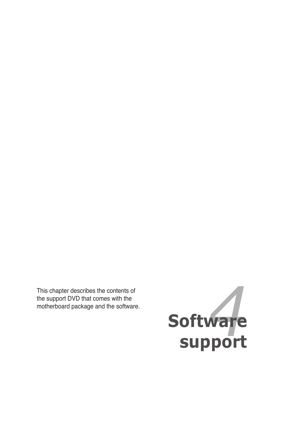 Chapter 4: software support, Chapter 4, Software support | Asus Rampage II Gene User Manual | Page 115 / 176