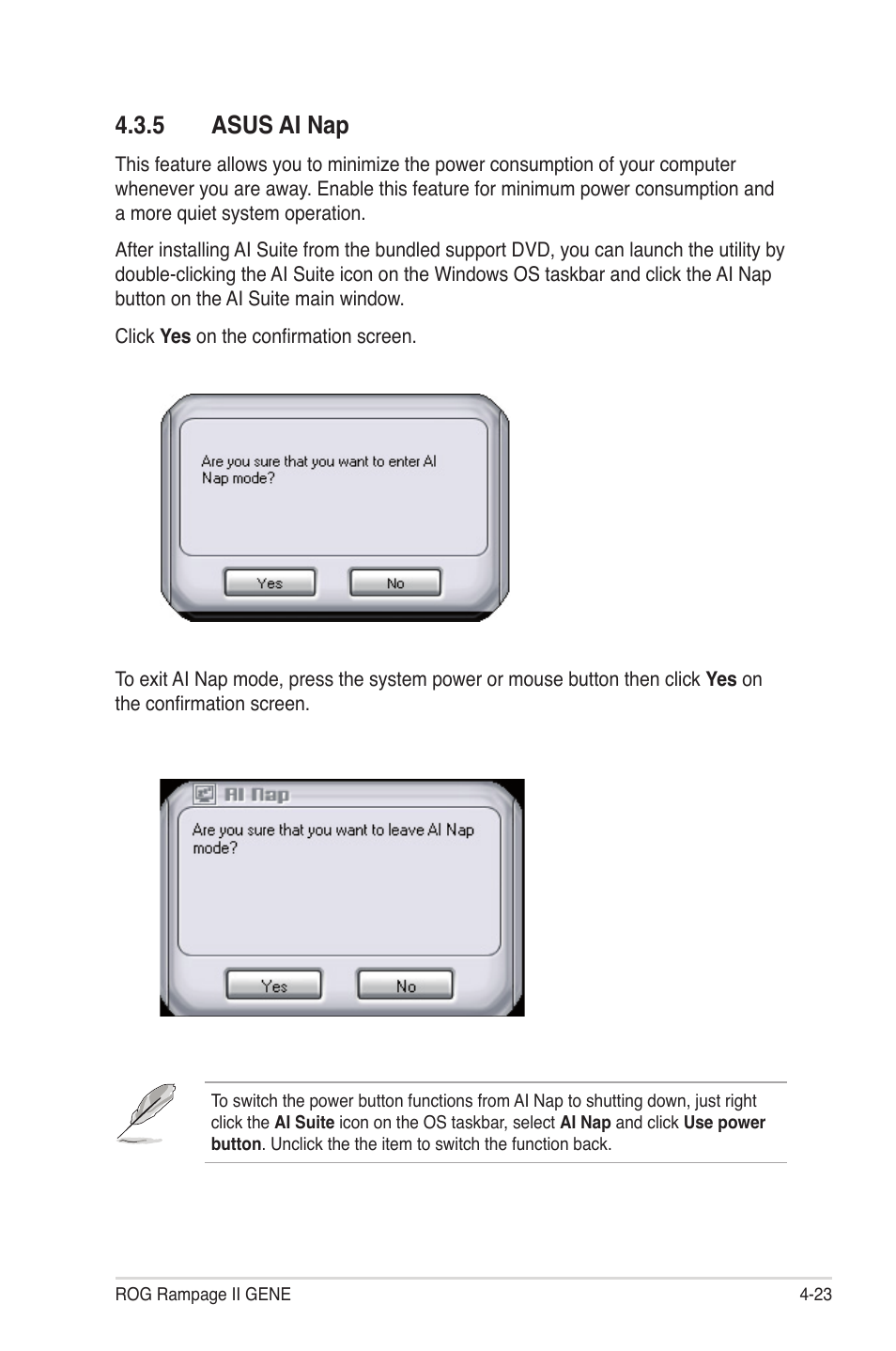 5 asus ai nap, Asus ai nap -23 | Asus Rampage II Gene User Manual | Page 139 / 176