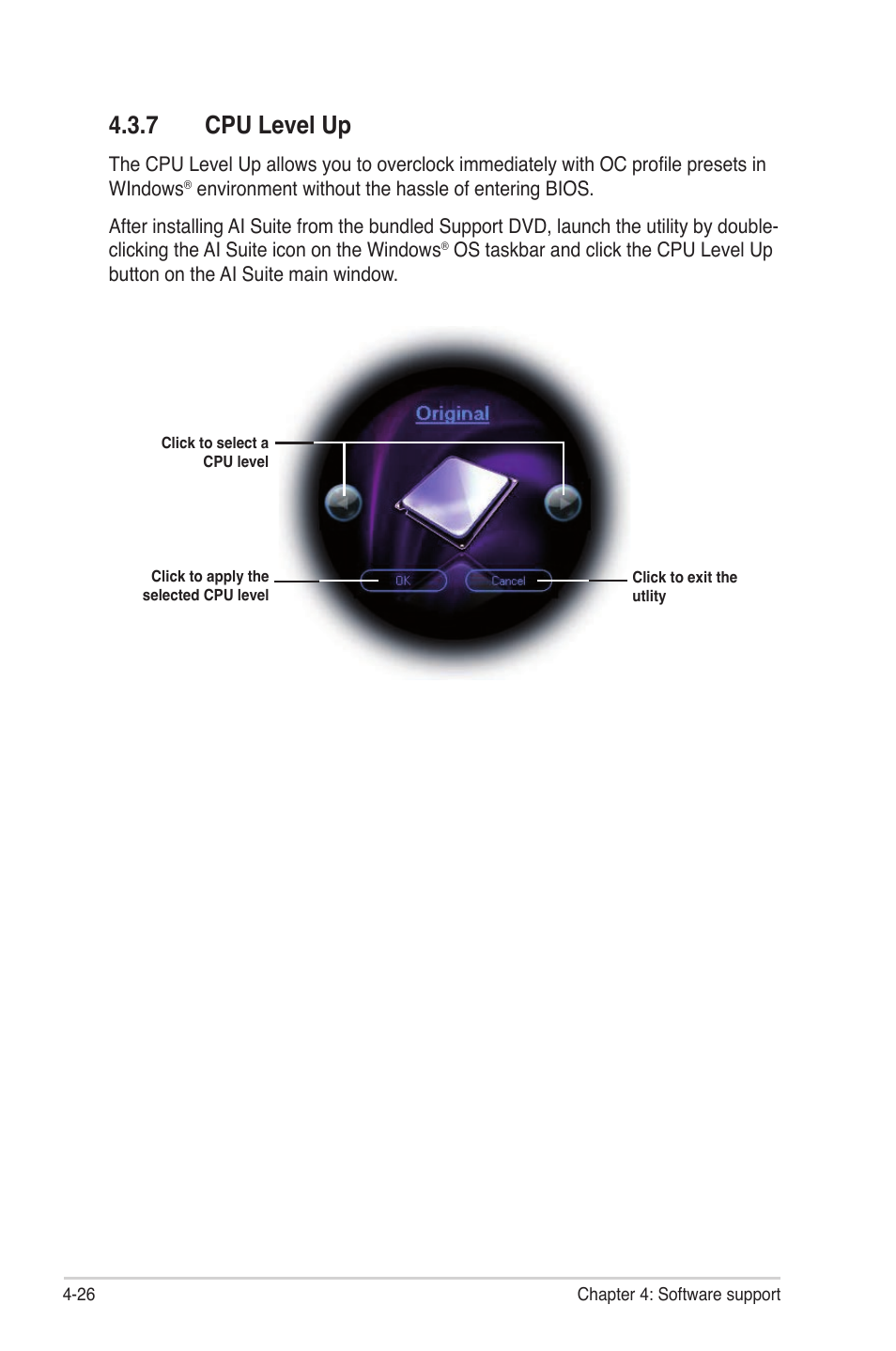 7 cpu level up, Cpu level up -26 | Asus Rampage II Gene User Manual | Page 142 / 176