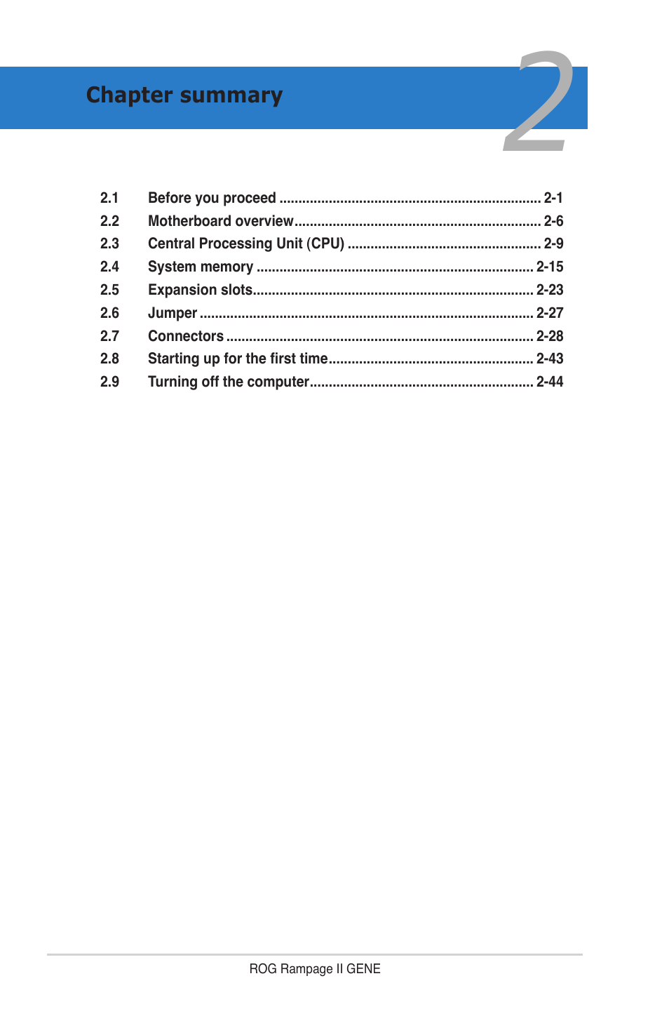 Asus Rampage II Gene User Manual | Page 24 / 176