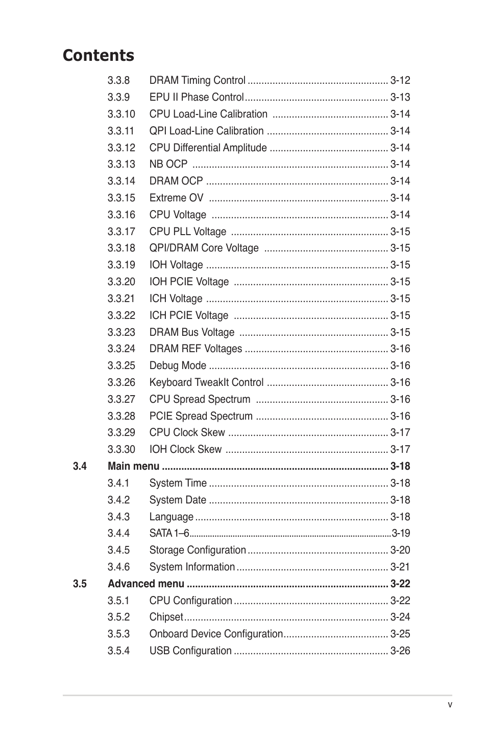Asus Rampage II Gene User Manual | Page 5 / 176