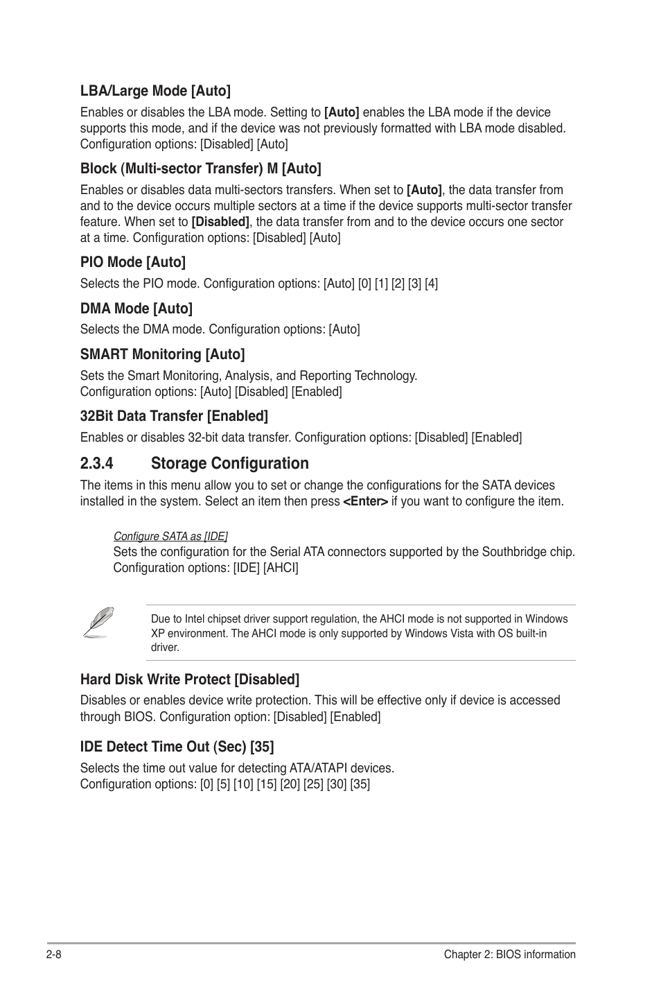 4 storage configuration, Storage configuration -8 | Asus P5G43T-M PRO User Manual | Page 46 / 60