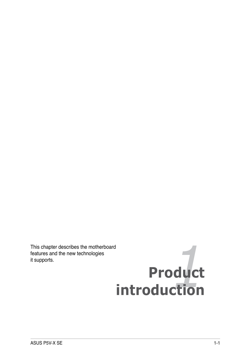 Asus P5V-X SE User Manual | Page 13 / 88