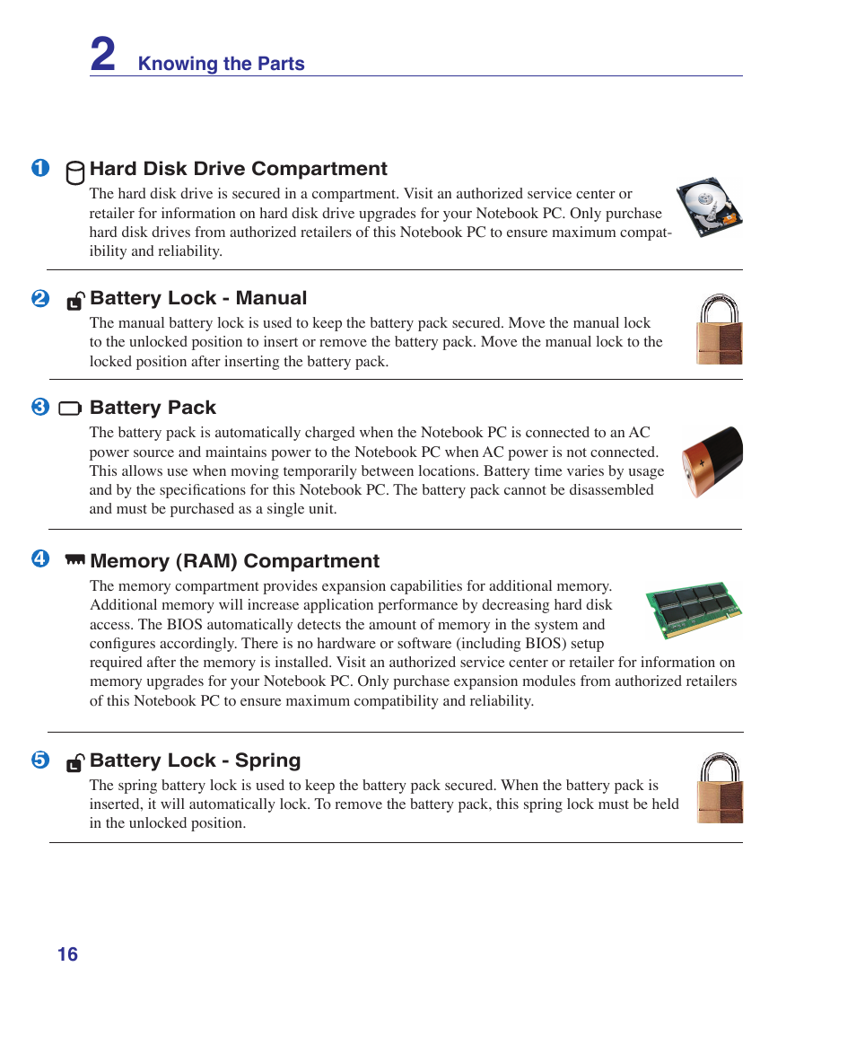 Asus UL30A User Manual | Page 16 / 82