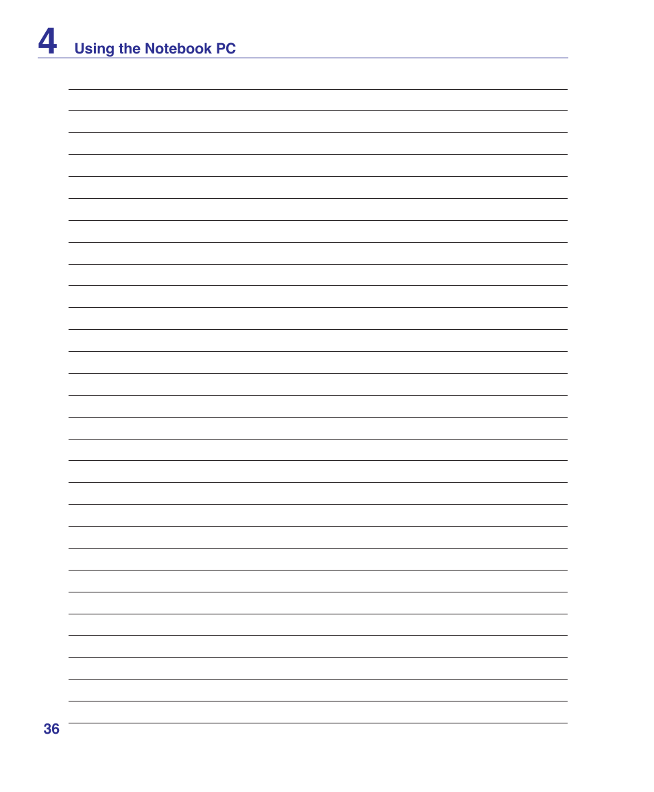 Asus U2E User Manual | Page 36 / 85