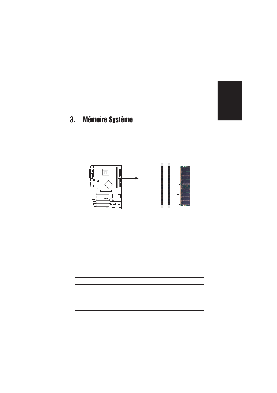 Mémoire système | Asus P4P800S SE User Manual | Page 3 / 16