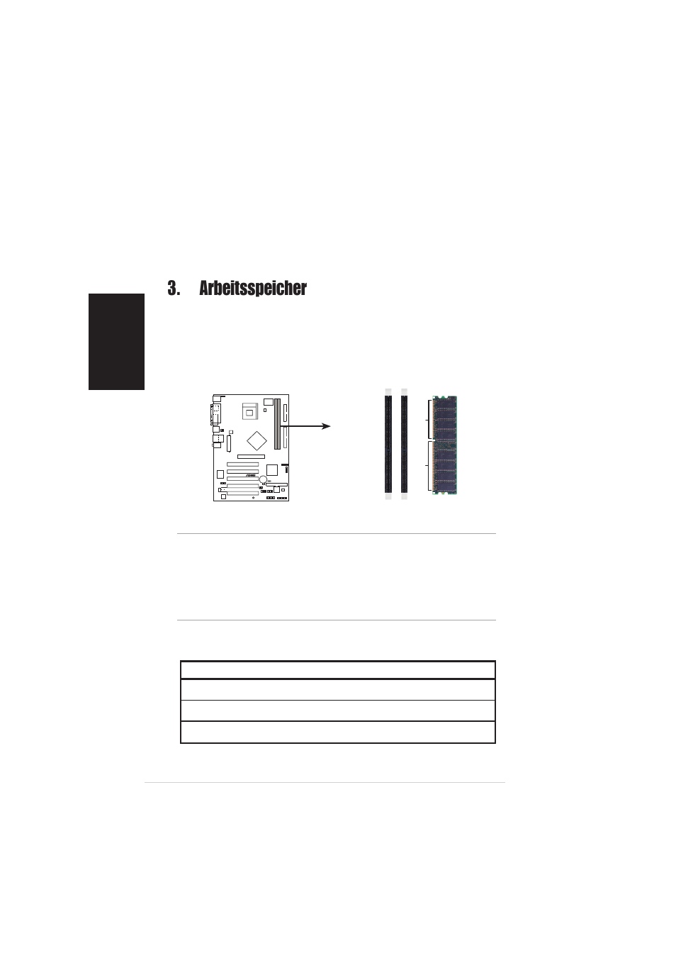 Arbeitsspeicher | Asus P4P800S SE User Manual | Page 6 / 16