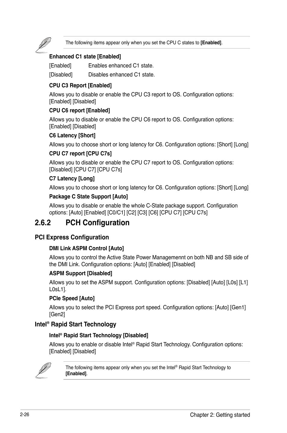 2 pch configuration | Asus H81I-PLUS User Manual | Page 54 / 74