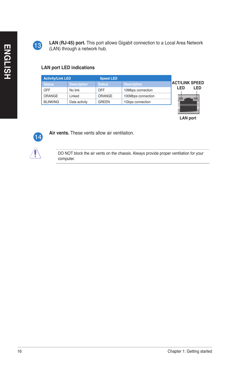 En gl is h en gl is h en gl is h en gl is h | Asus M33AAG User Manual | Page 16 / 81