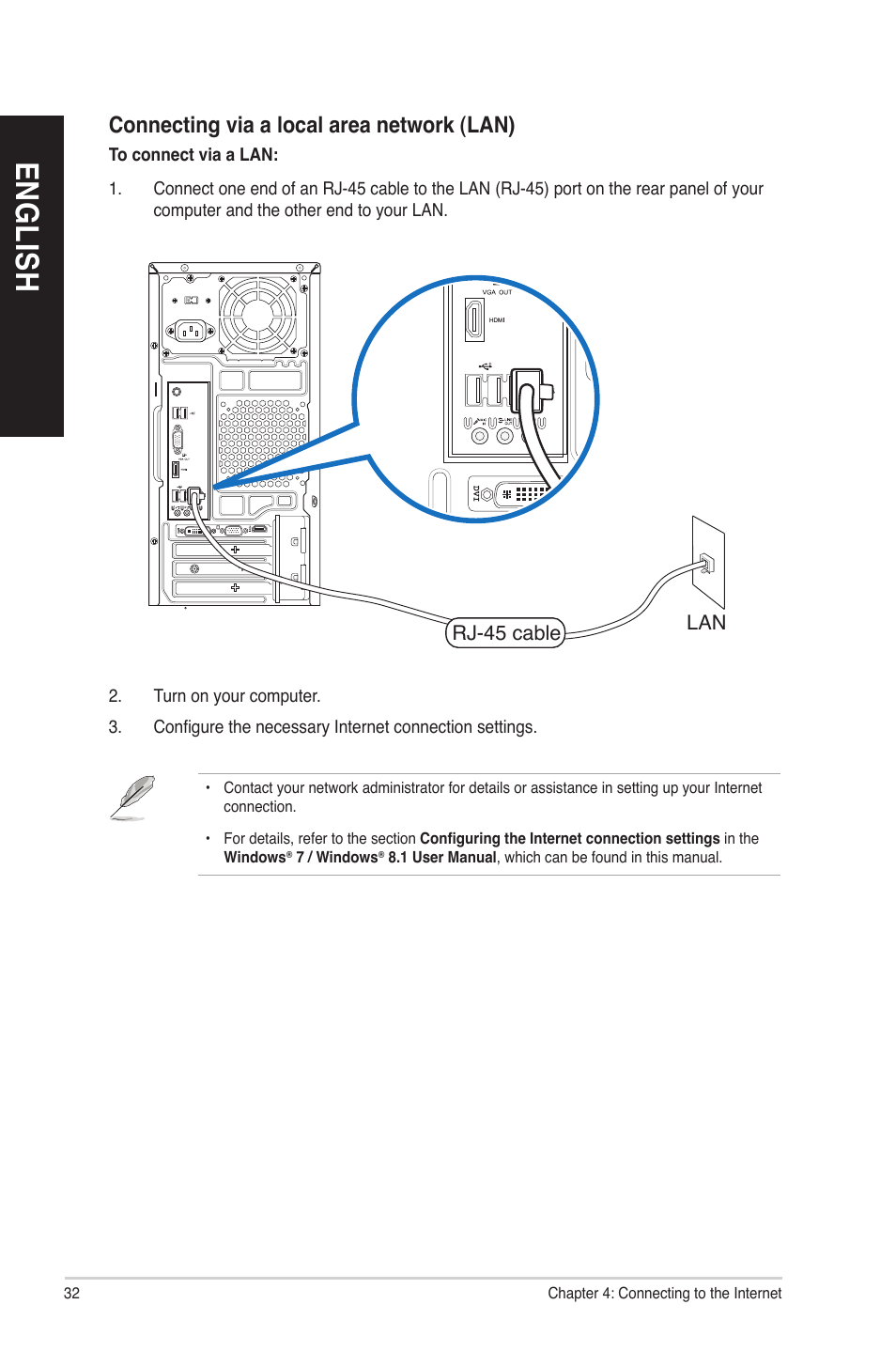 En gl is h en gl is h en gl is h en gl is h | Asus M33AAG User Manual | Page 32 / 81