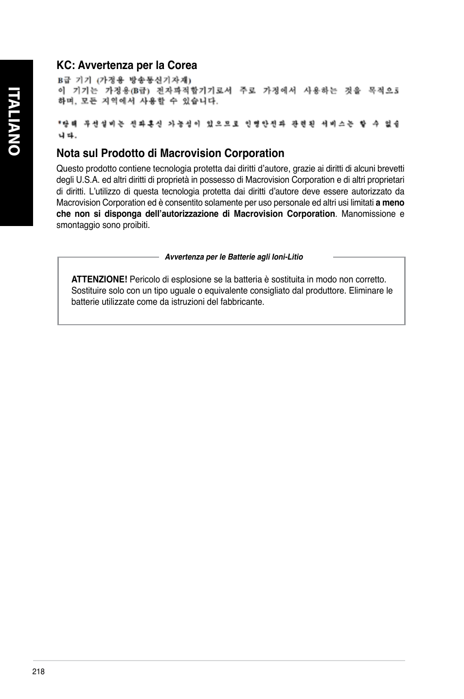 It aliano it aliano it aliano it aliano | Asus CM6340 User Manual | Page 220 / 562