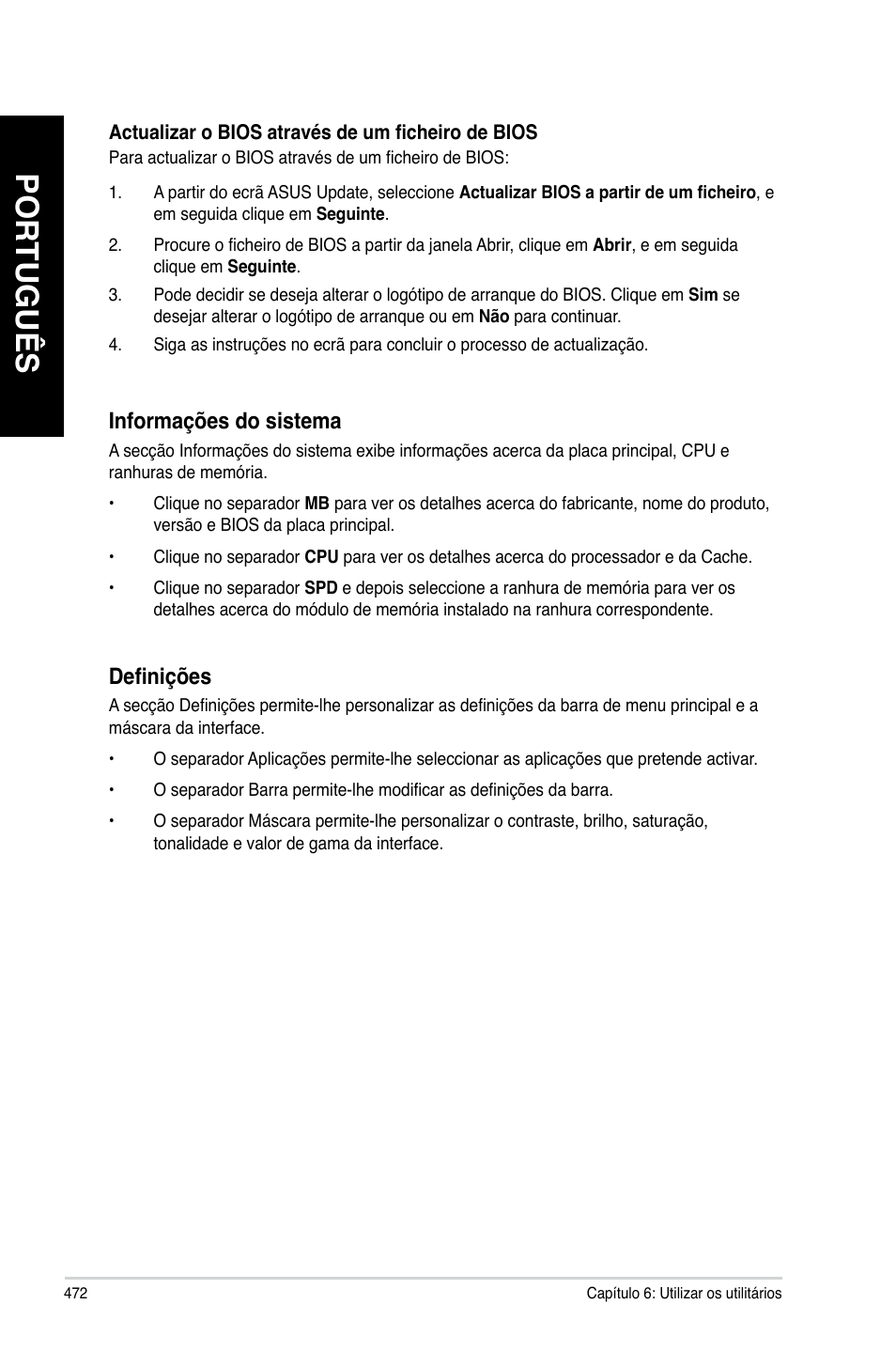 Português | Asus CM6340 User Manual | Page 474 / 562