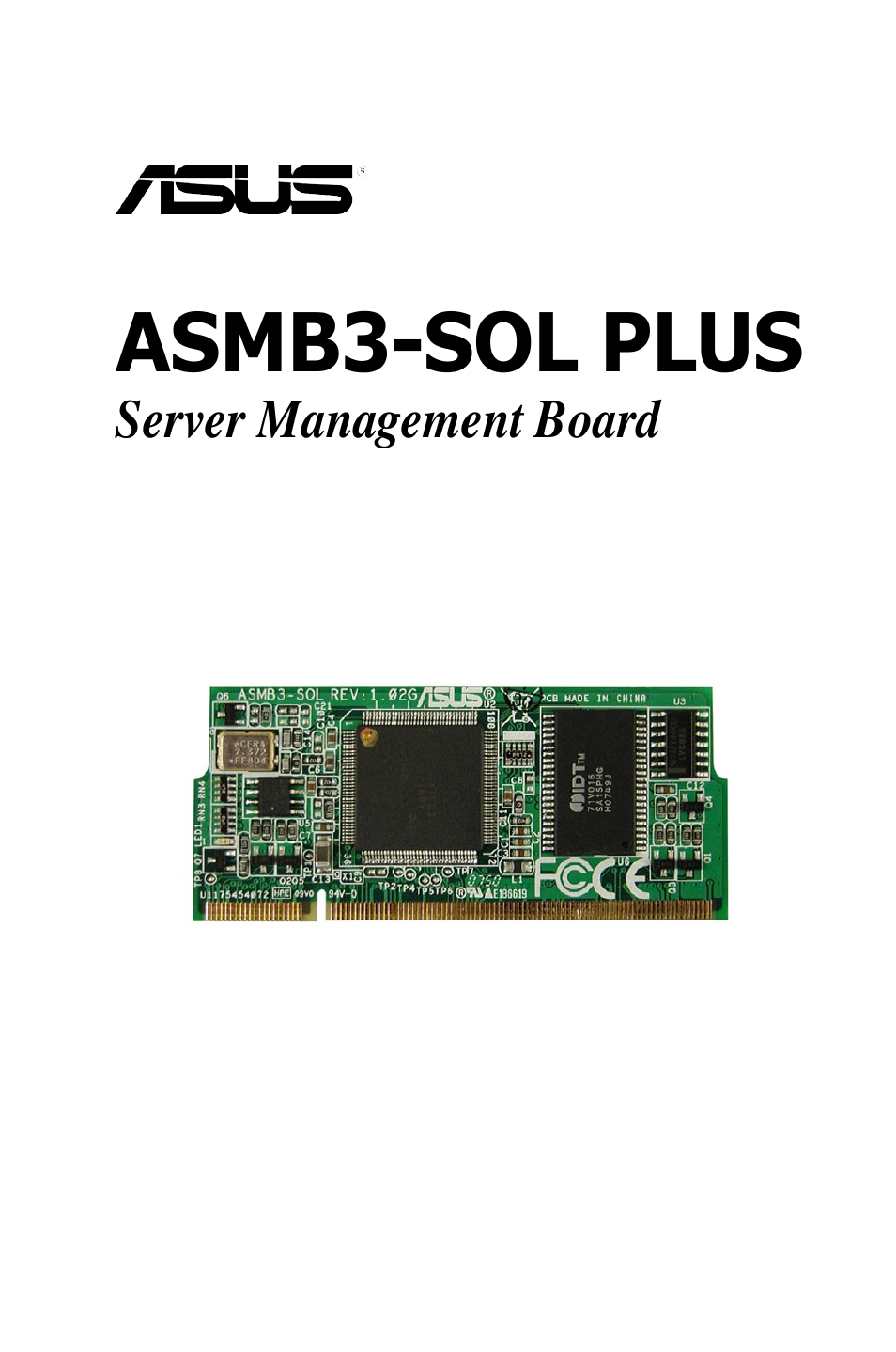 Asus ASMB3-SOL PLUS User Manual | 70 pages