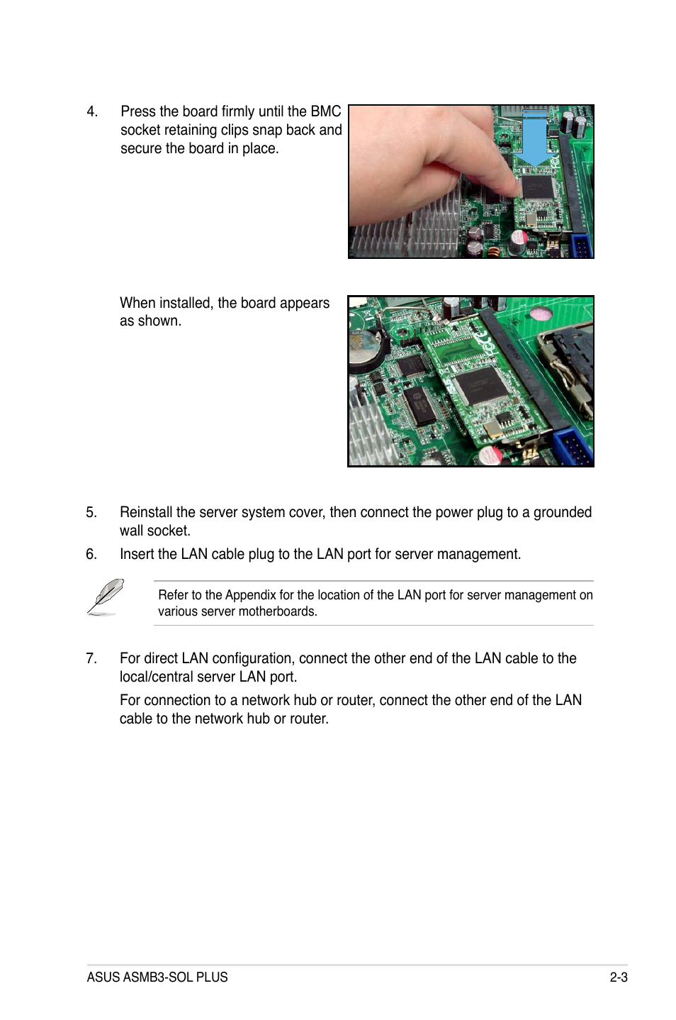 Asus ASMB3-SOL PLUS User Manual | Page 17 / 70