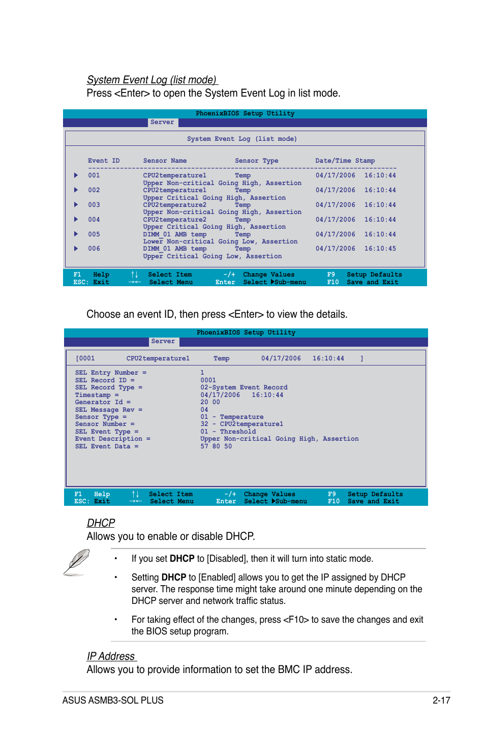 Asus asmb3-sol plus 2-17 | Asus ASMB3-SOL PLUS User Manual | Page 31 / 70