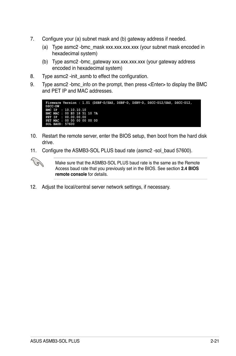 Asus ASMB3-SOL PLUS User Manual | Page 35 / 70