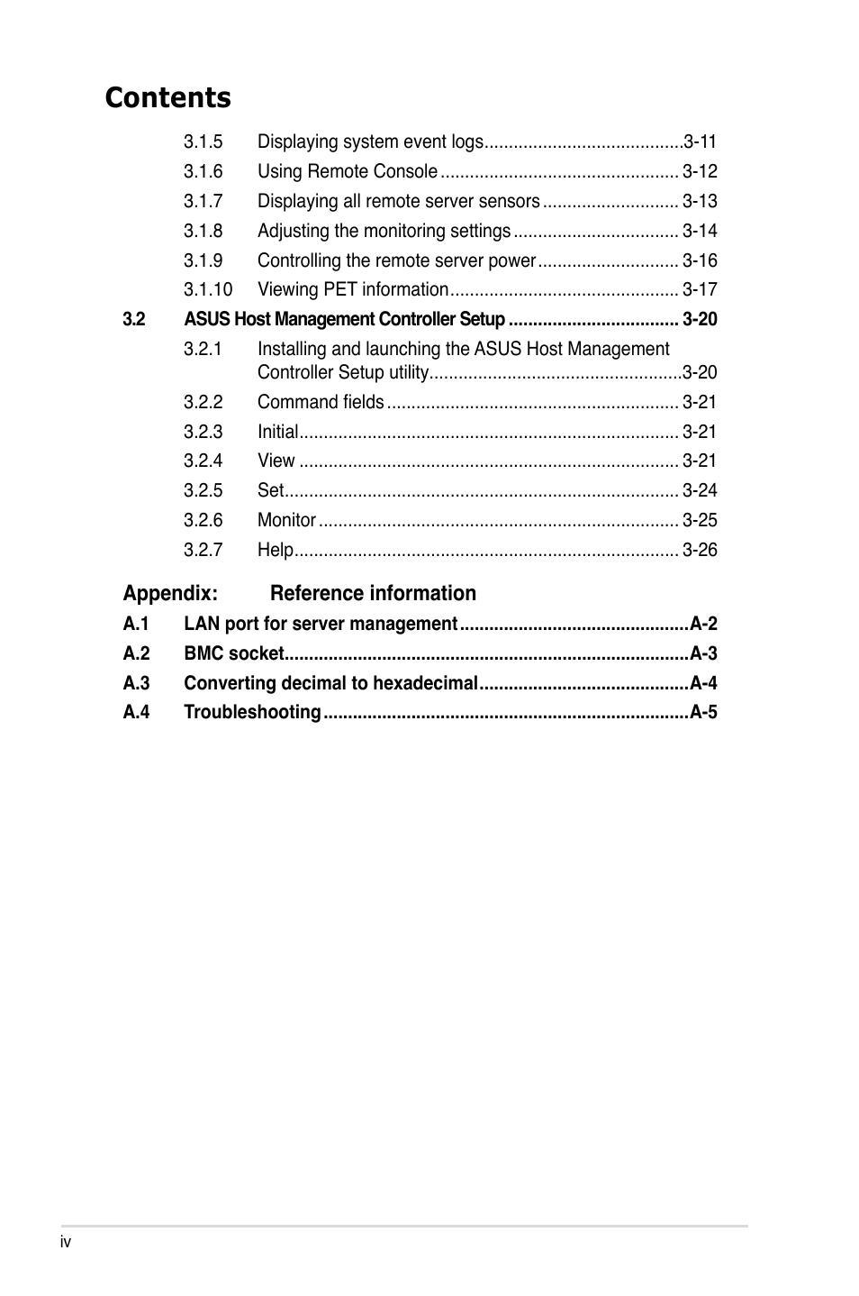 Asus ASMB3-SOL PLUS User Manual | Page 4 / 70