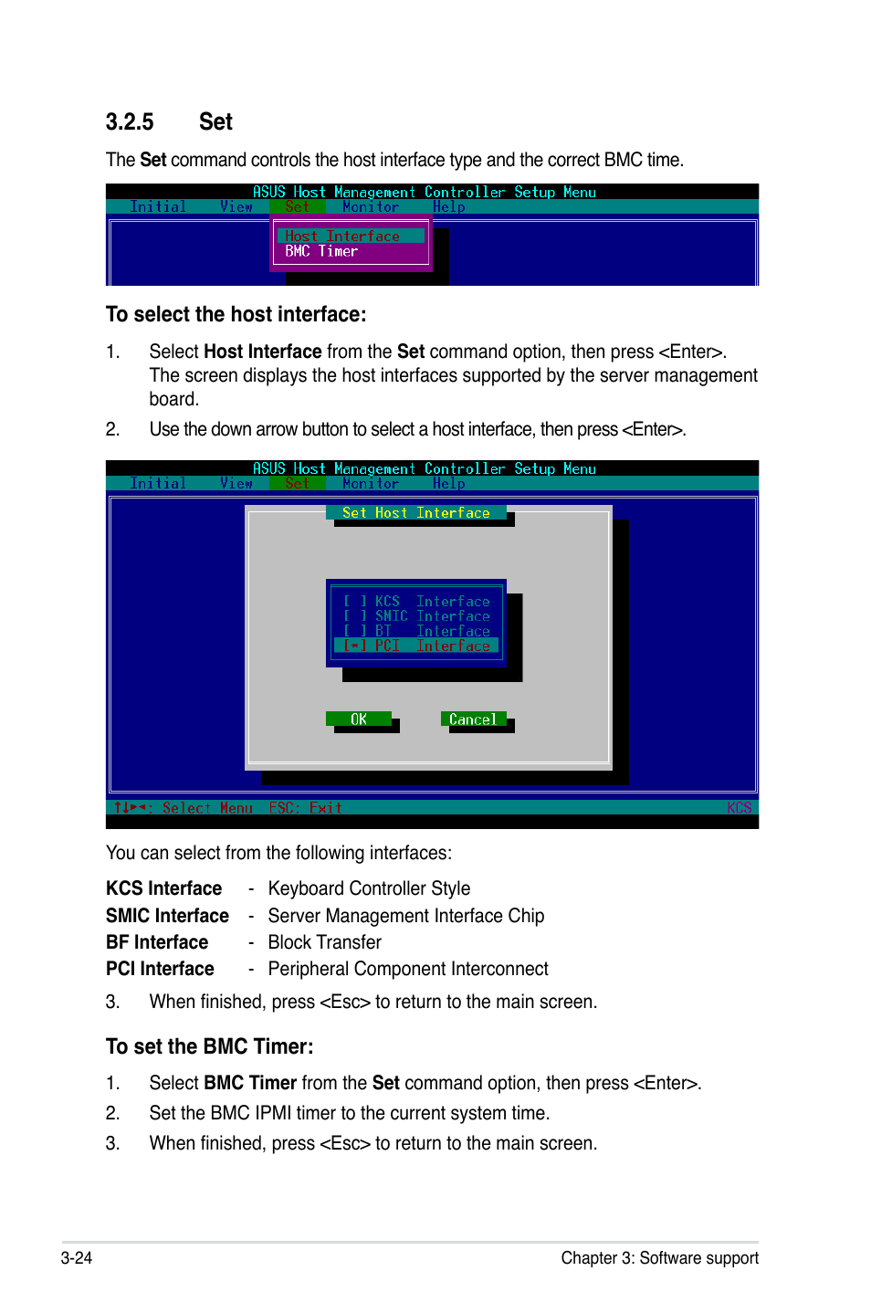 5 set, Set -24 | Asus ASMB3-SOL PLUS User Manual | Page 62 / 70