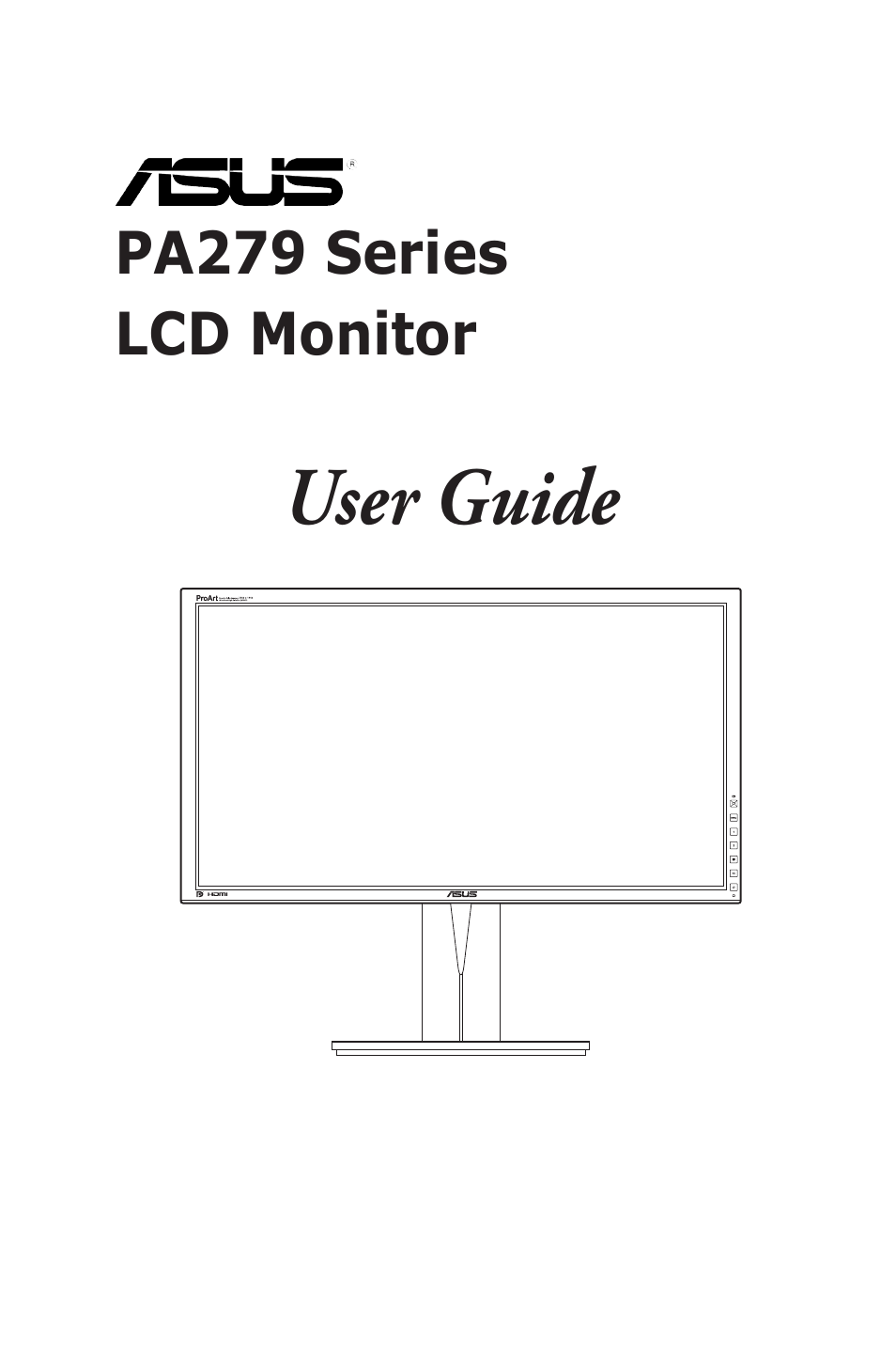 Asus PA279Q User Manual | 26 pages