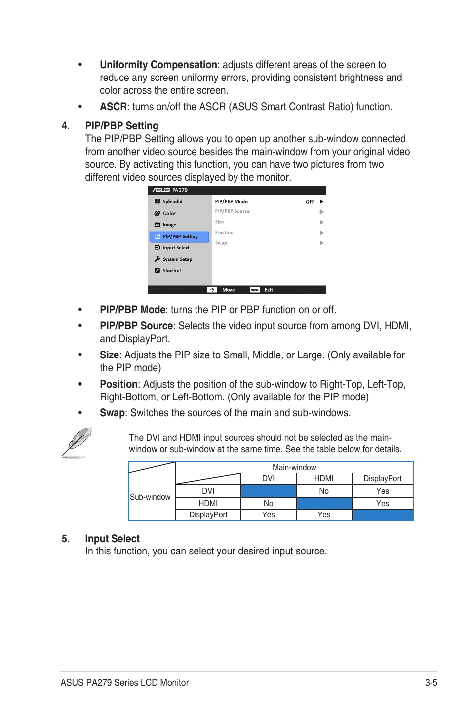 Asus PA279Q User Manual | Page 21 / 26