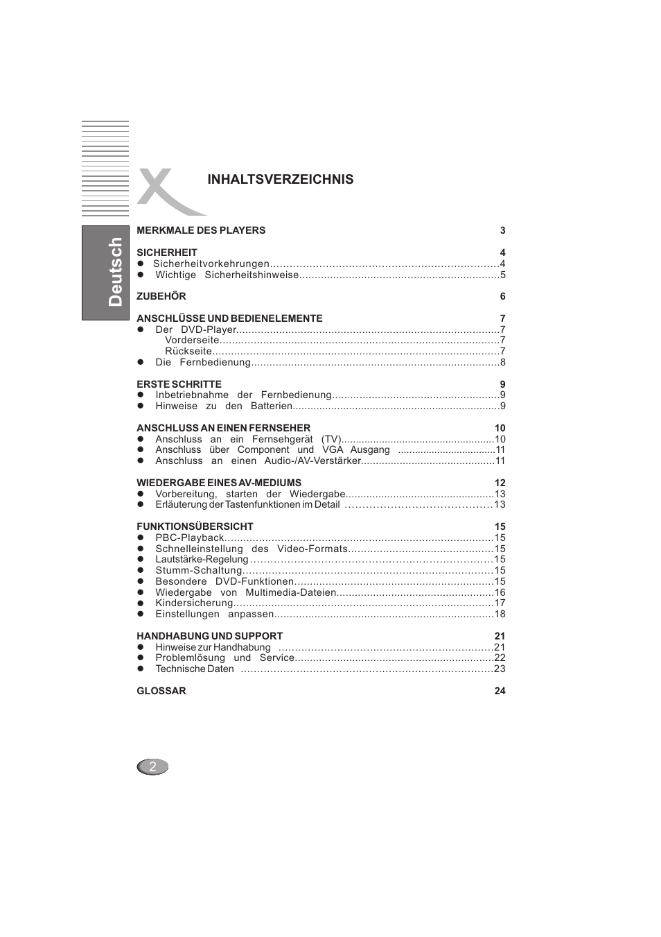 Xoro HSD 202 User Manual | Page 4 / 92