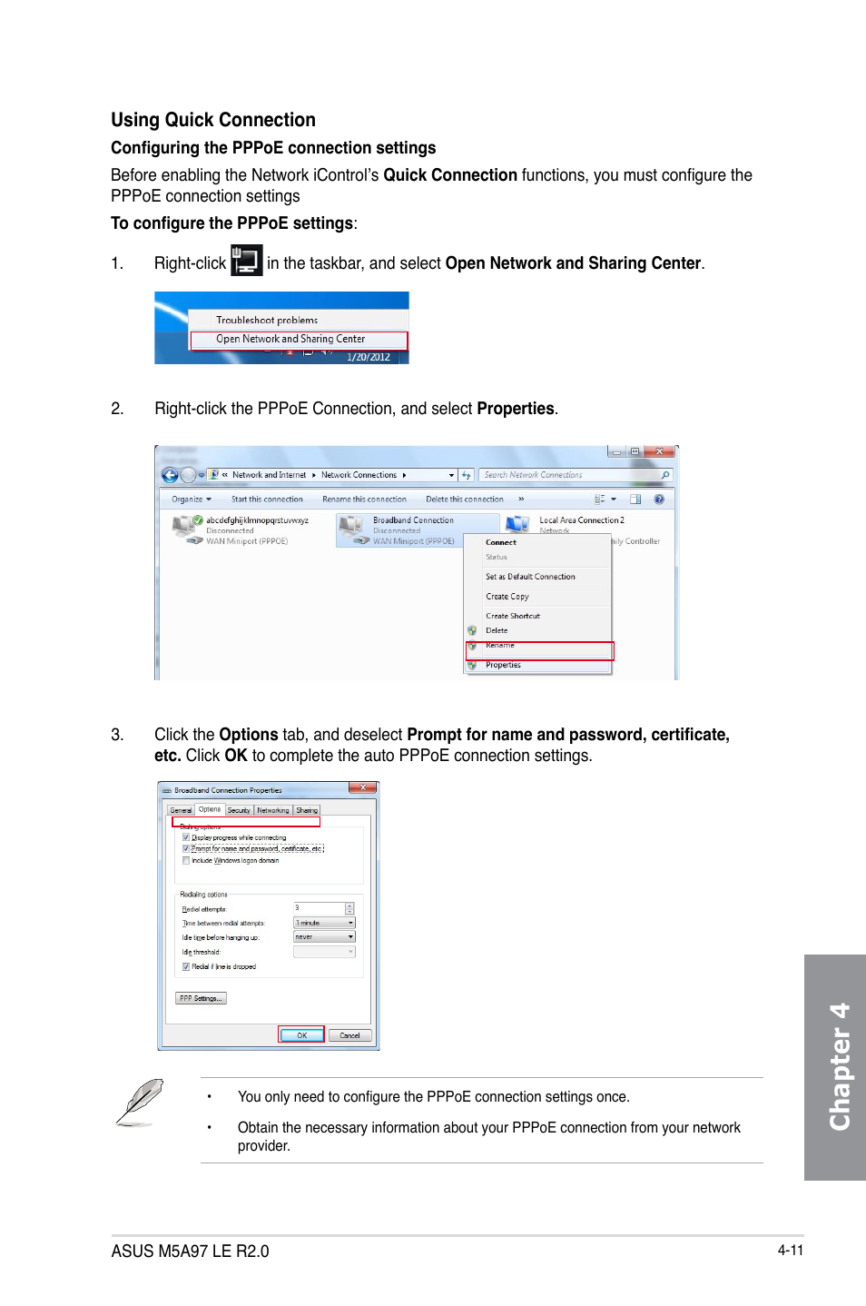 Chapter 4 | Asus M5A97 LE R2.0 User Manual | Page 101 / 132