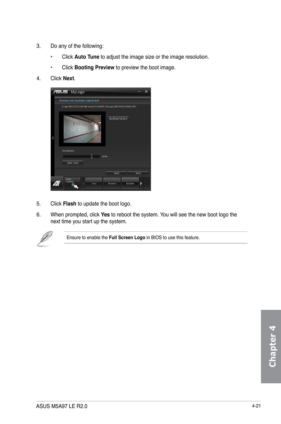 Chapter 4 | Asus M5A97 LE R2.0 User Manual | Page 111 / 132