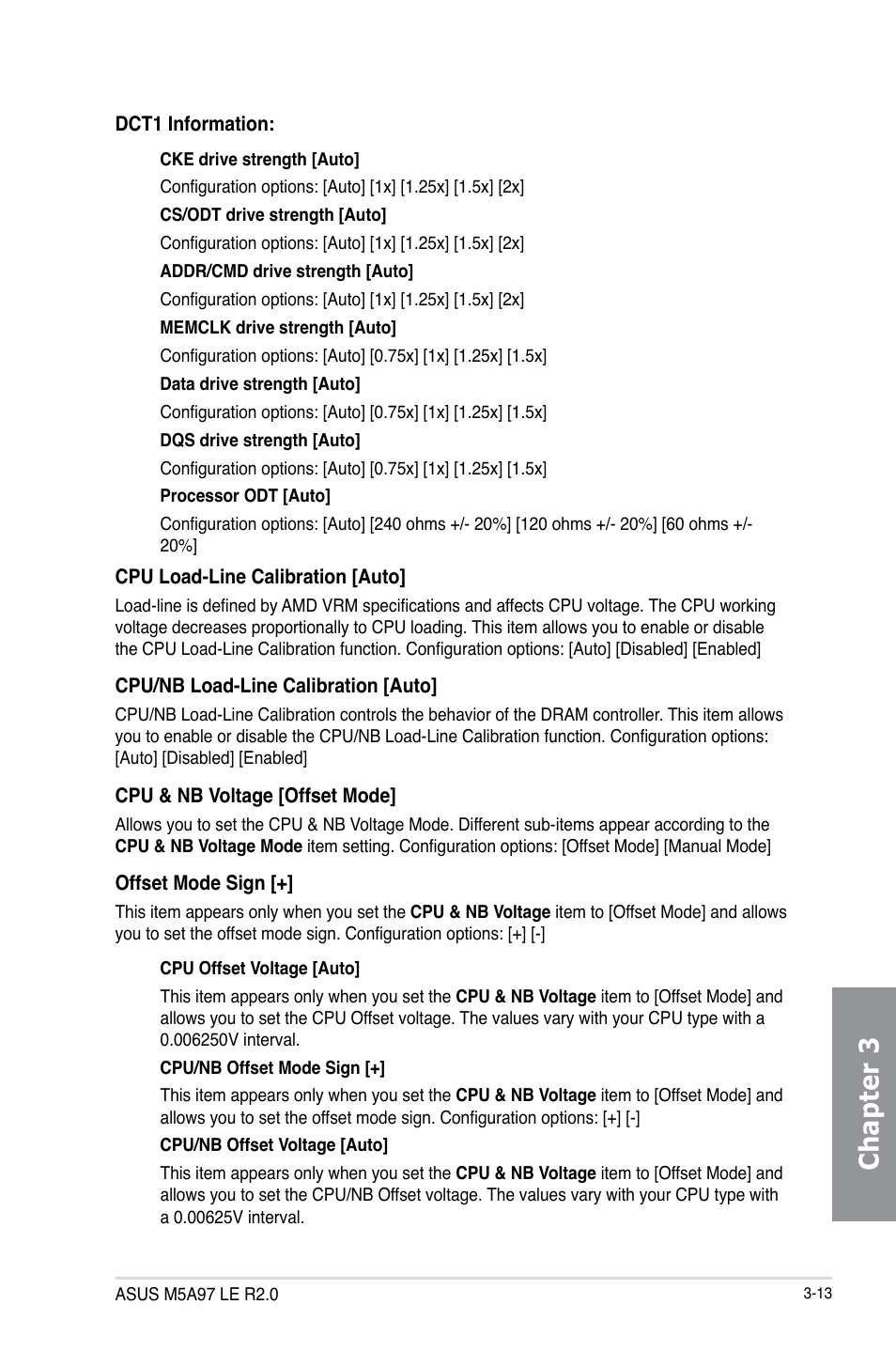 Chapter 3 | Asus M5A97 LE R2.0 User Manual | Page 67 / 132