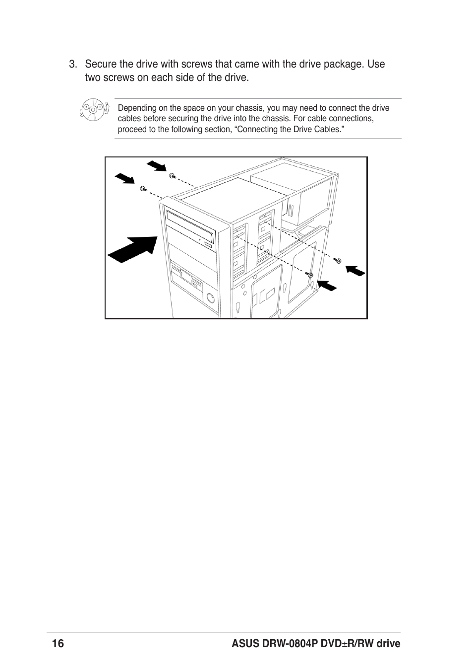 Asus DRW-0804P User Manual | Page 16 / 46