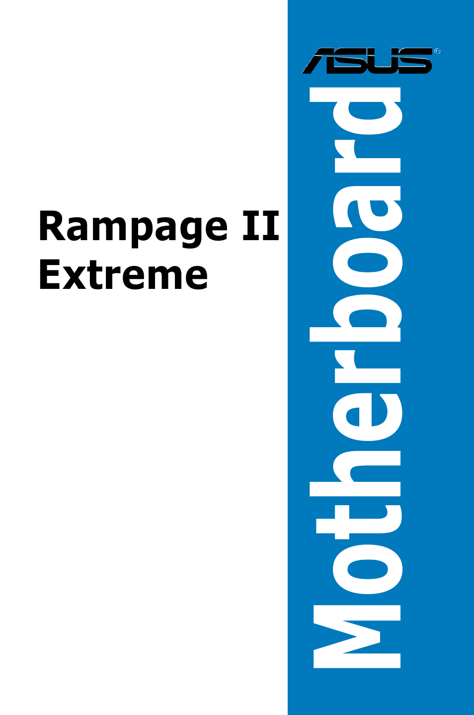 Asus Rampage II Extreme User Manual | 196 pages