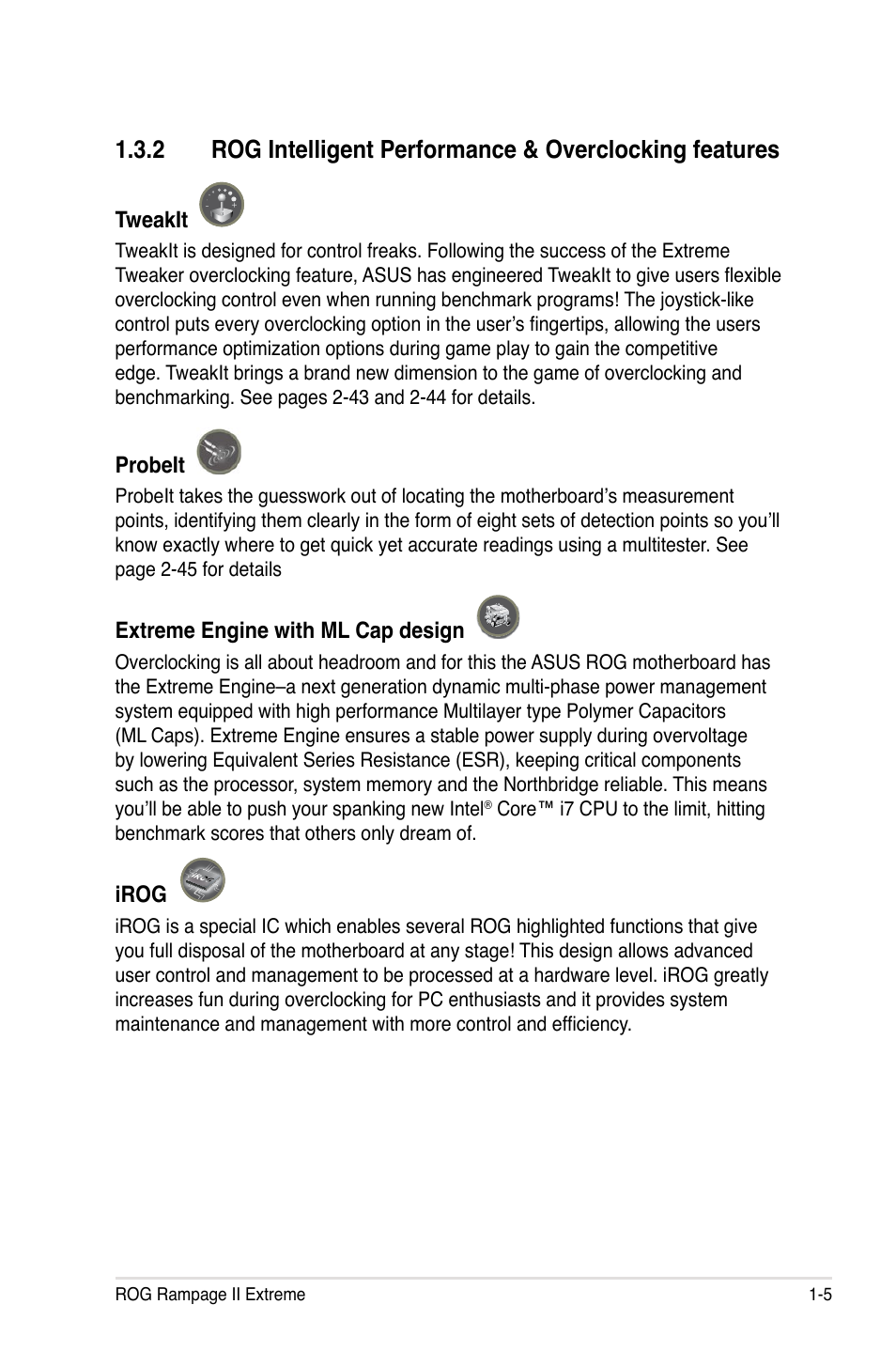 Asus Rampage II Extreme User Manual | Page 21 / 196