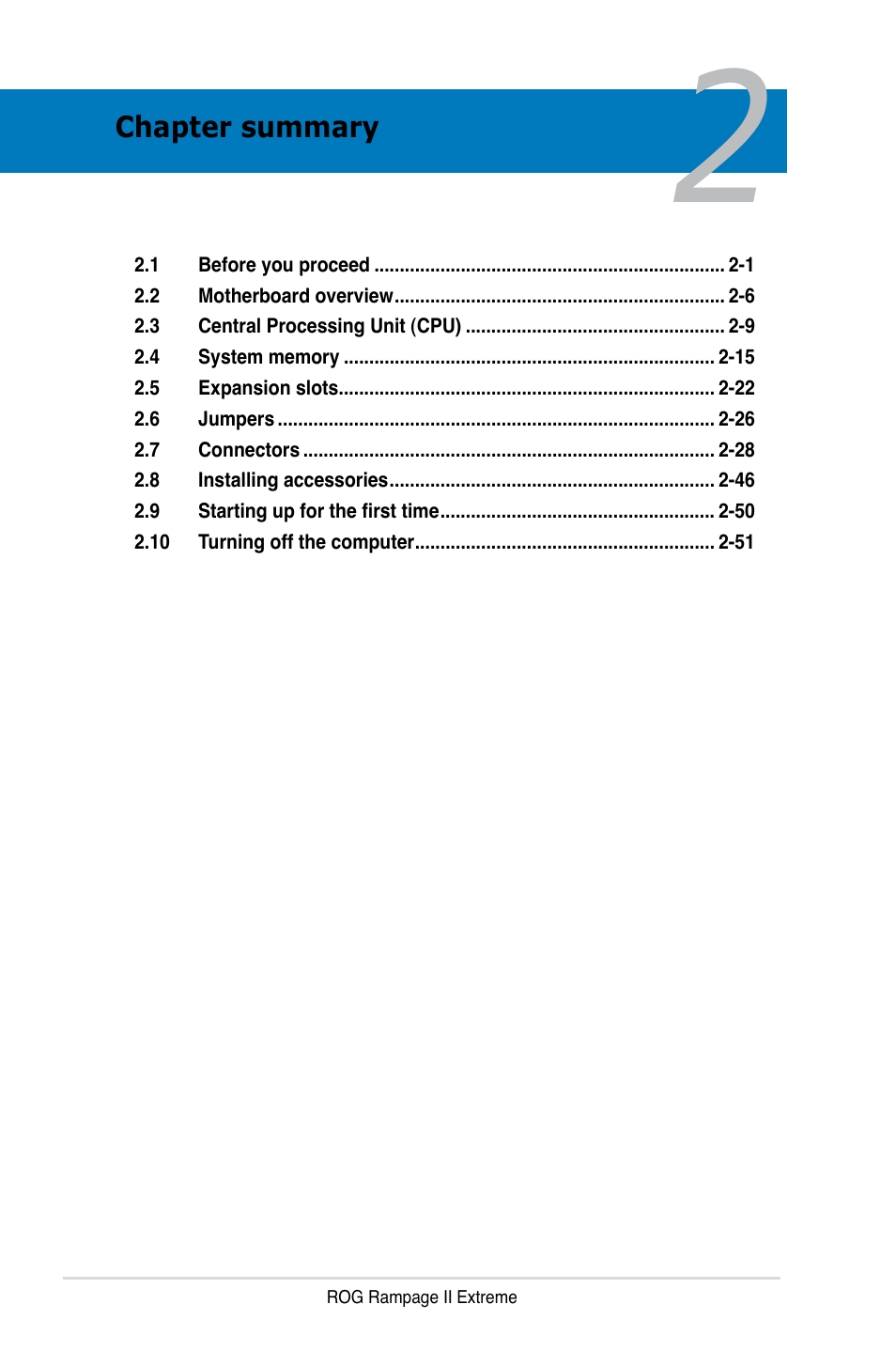 Asus Rampage II Extreme User Manual | Page 28 / 196