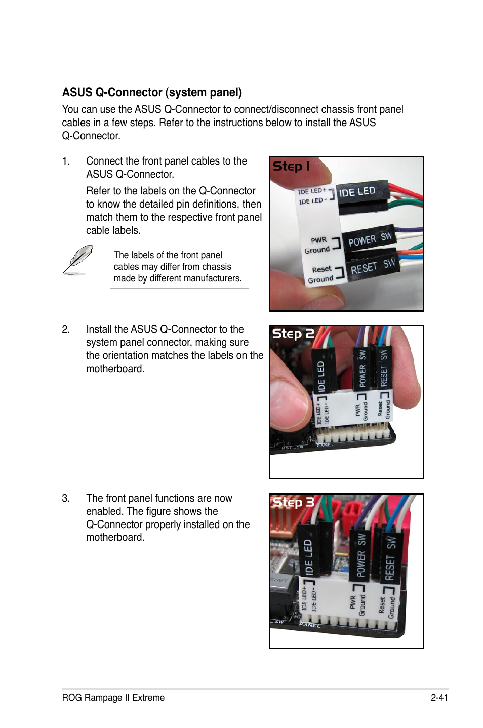 Asus Rampage II Extreme User Manual | Page 69 / 196