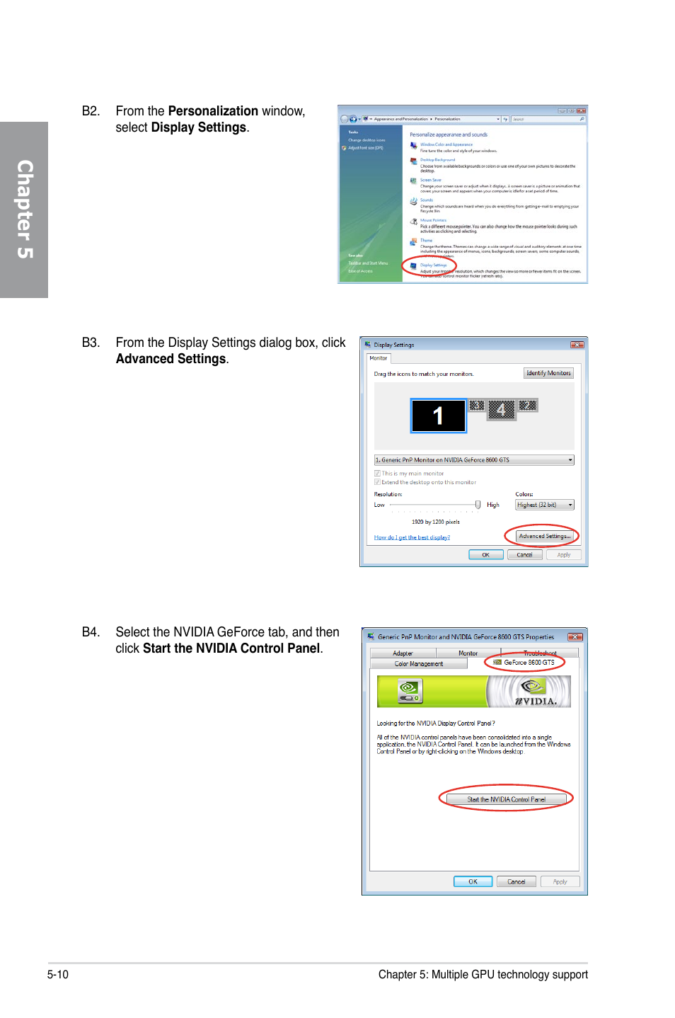 Chapter 5 | Asus P6X58D Premium User Manual | Page 124 / 126
