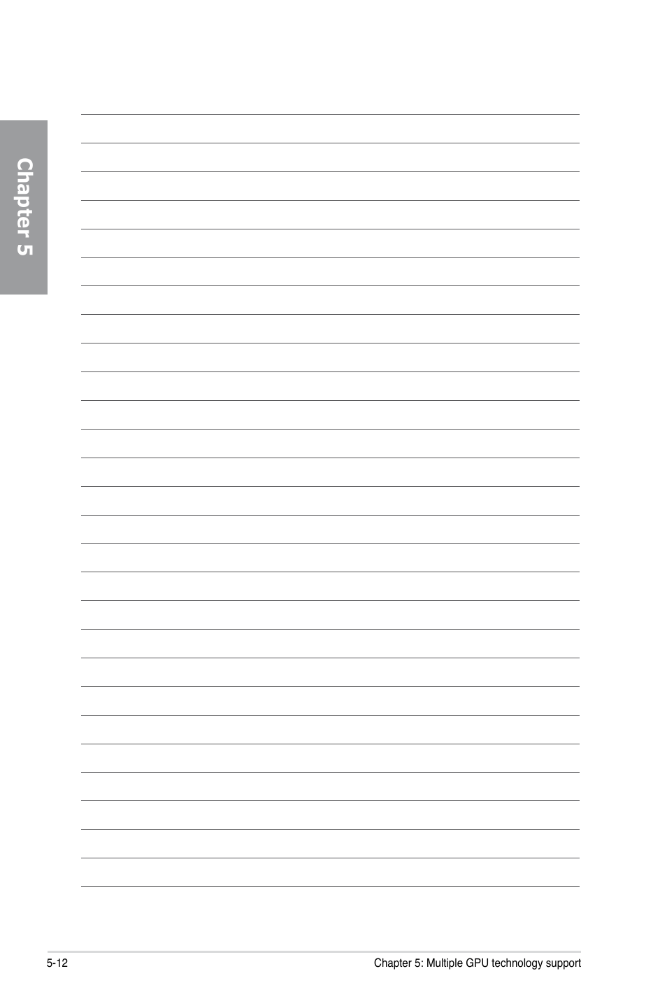 Chapter 5 | Asus P6X58D Premium User Manual | Page 126 / 126
