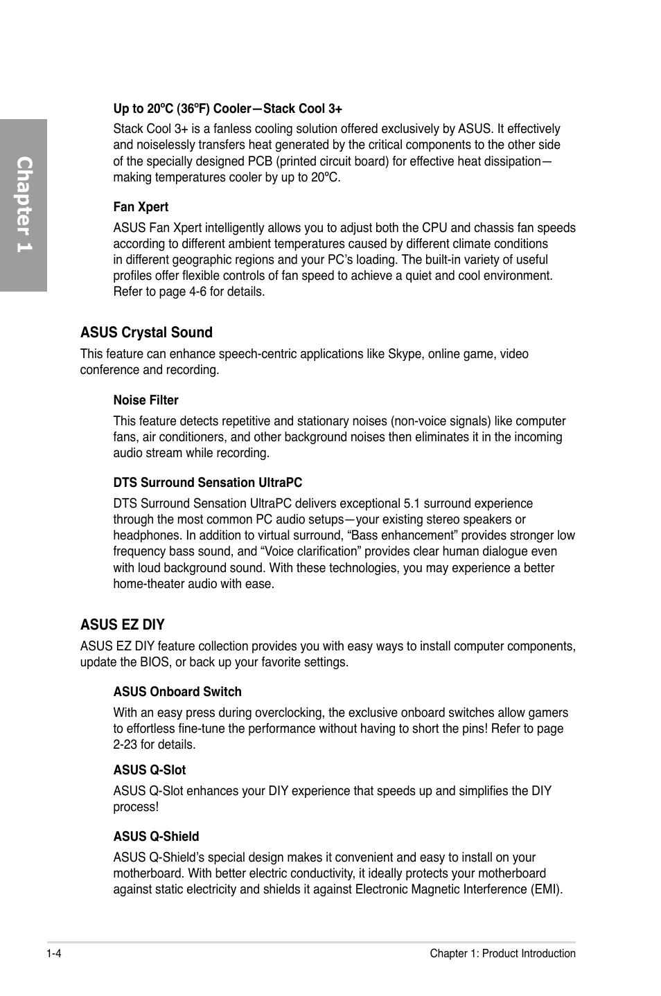 Chapter 1 | Asus P6X58D Premium User Manual | Page 18 / 126