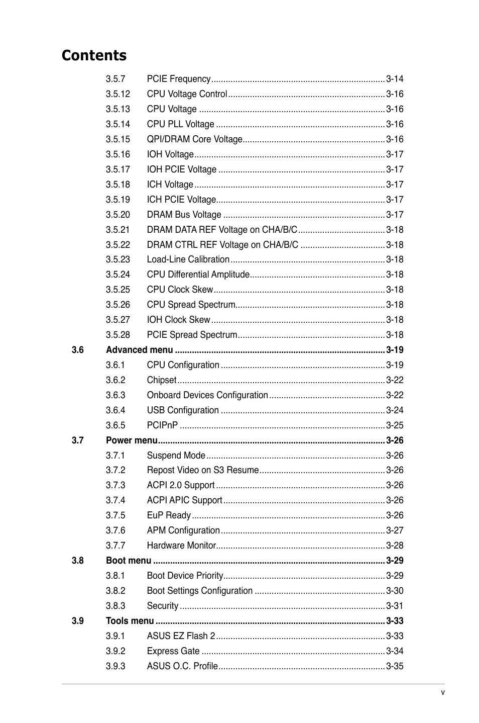 Asus P6X58D Premium User Manual | Page 5 / 126