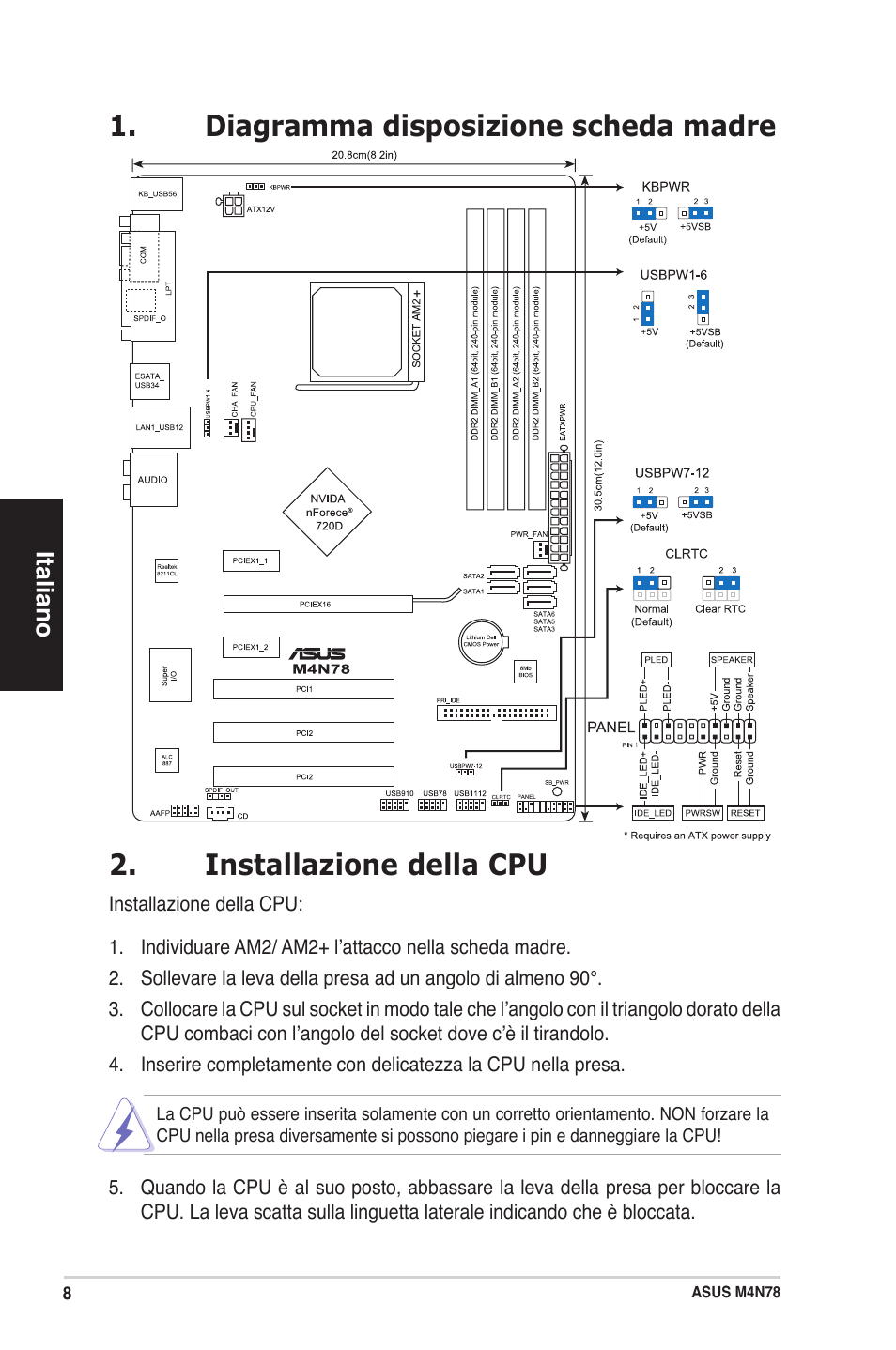 Asus M4N78 User Manual | Page 8 / 38