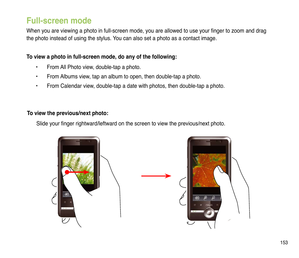 Full-screen mode | Asus P835 User Manual | Page 153 / 201