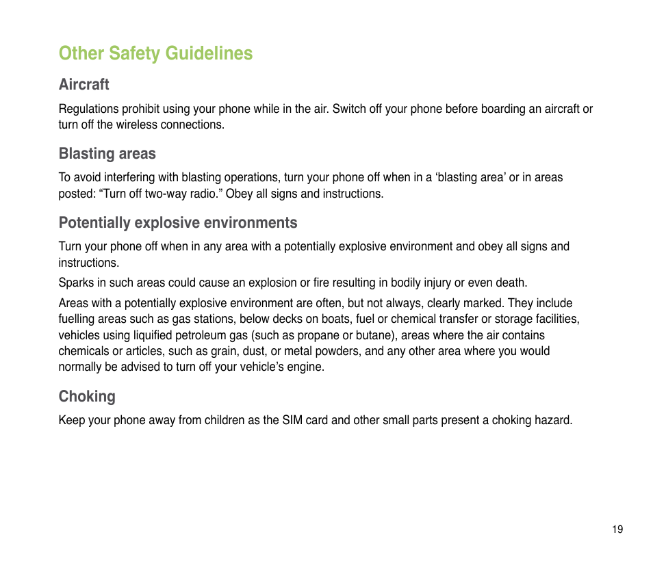 Other safety guidelines | Asus P835 User Manual | Page 19 / 201