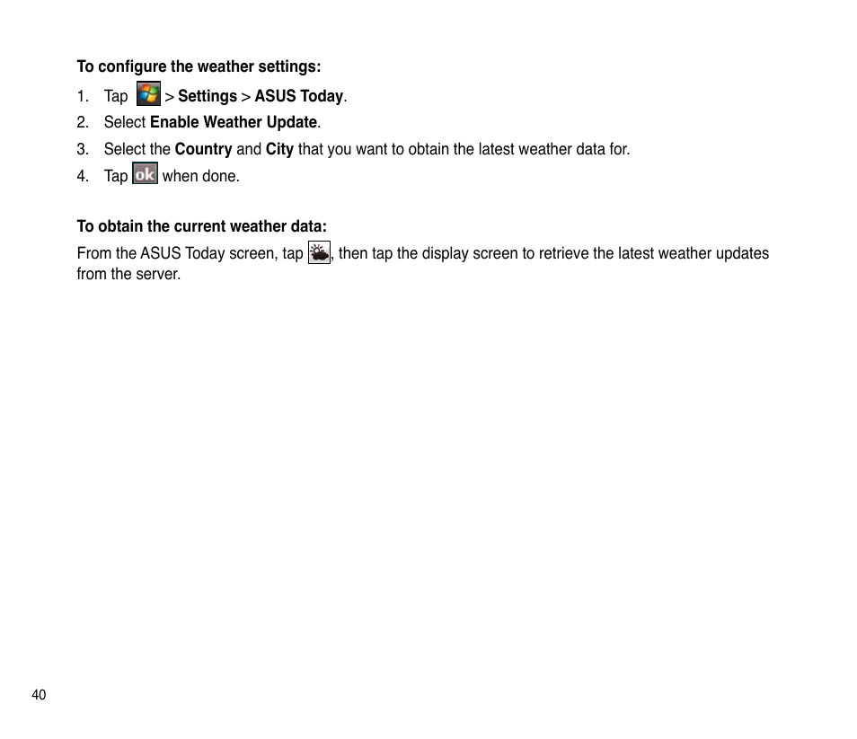 Asus P835 User Manual | Page 40 / 201