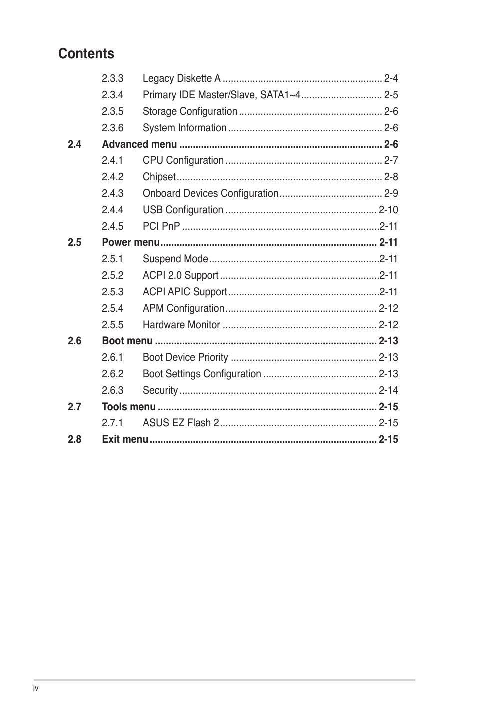 Asus P5G41T-M LX2 User Manual | Page 4 / 40