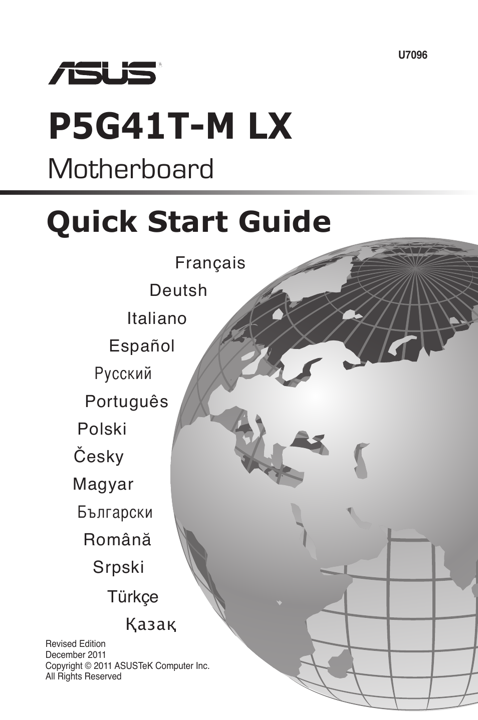 Asus P5G41T-M LX User Manual | 12 pages