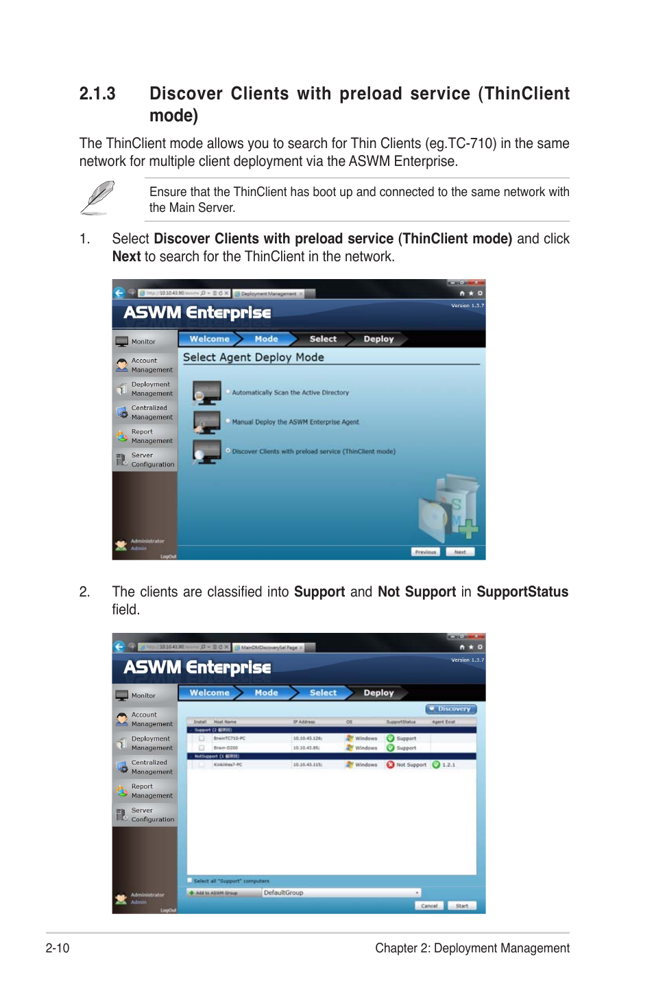 Asus ASWM Enterprise System Web-based Management User Manual | Page 28 / 94