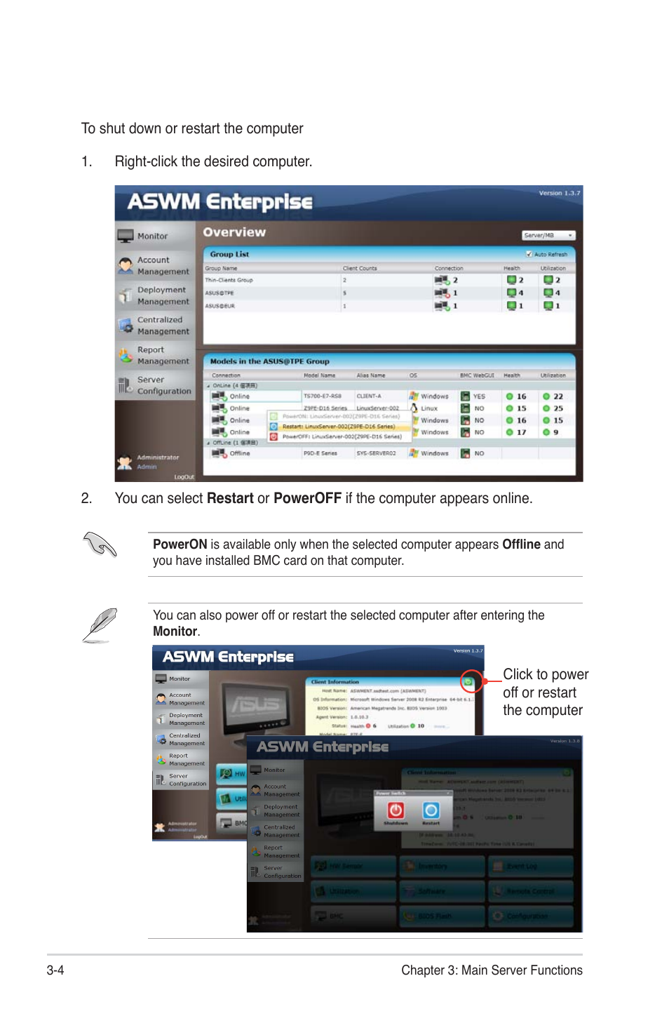 Asus ASWM Enterprise System Web-based Management User Manual | Page 40 / 94