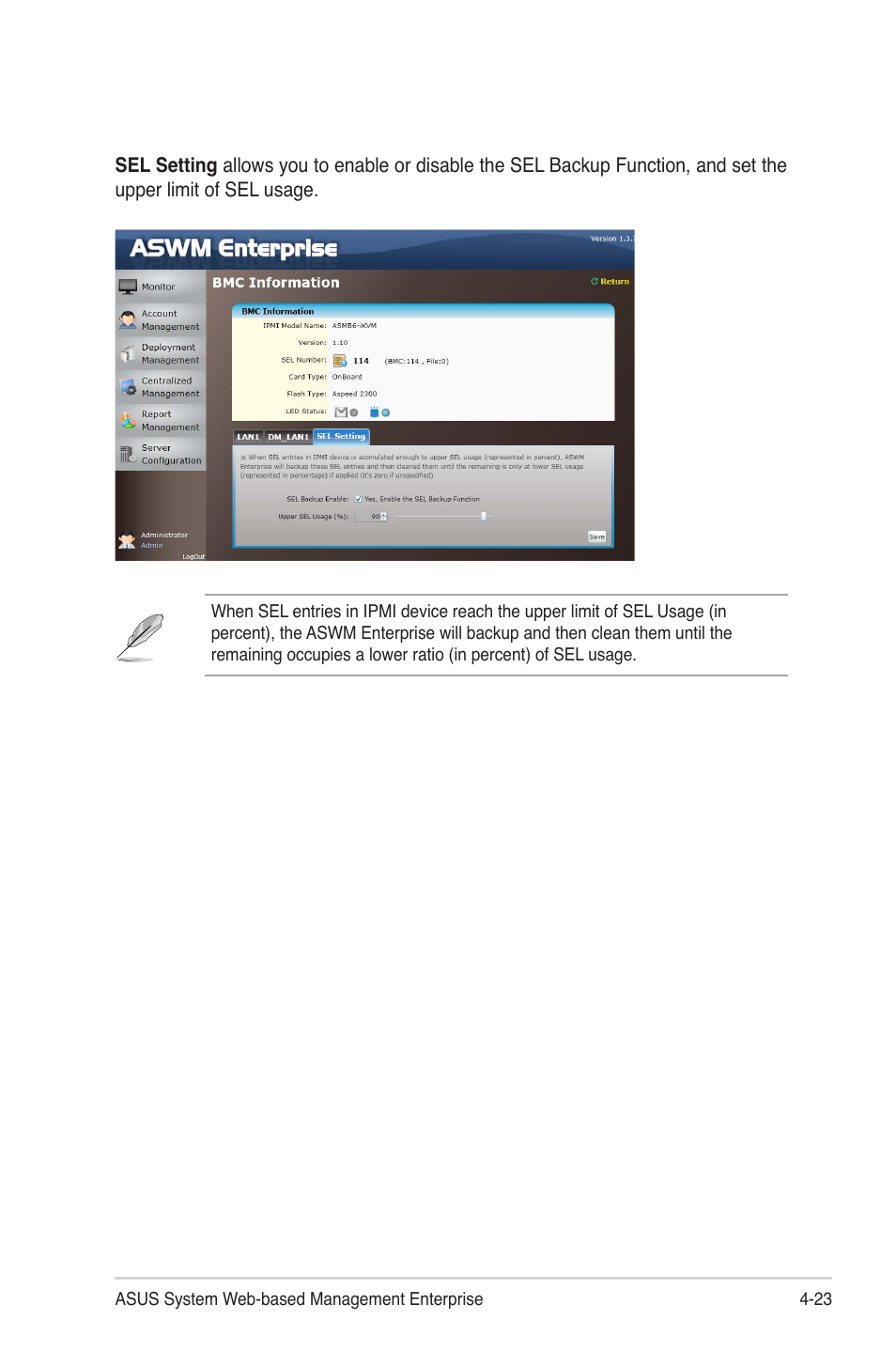 Asus ASWM Enterprise System Web-based Management User Manual | Page 77 / 94