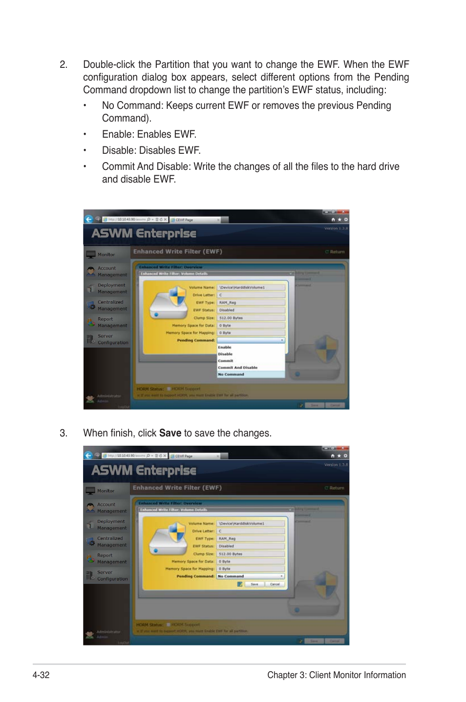 Asus ASWM Enterprise System Web-based Management User Manual | Page 86 / 94