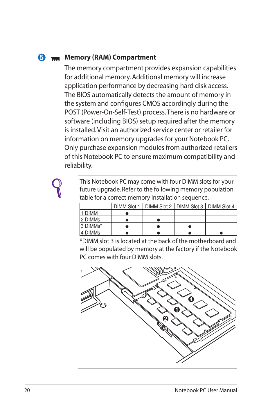 Asus G73Jw User Manual | Page 20 / 118