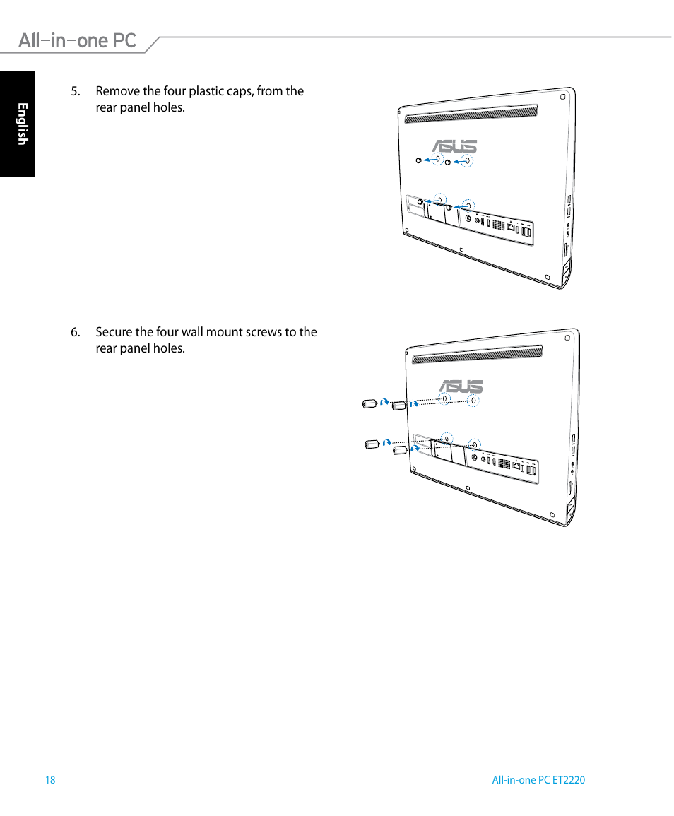 Asus ET2220IUTI User Manual | Page 18 / 56