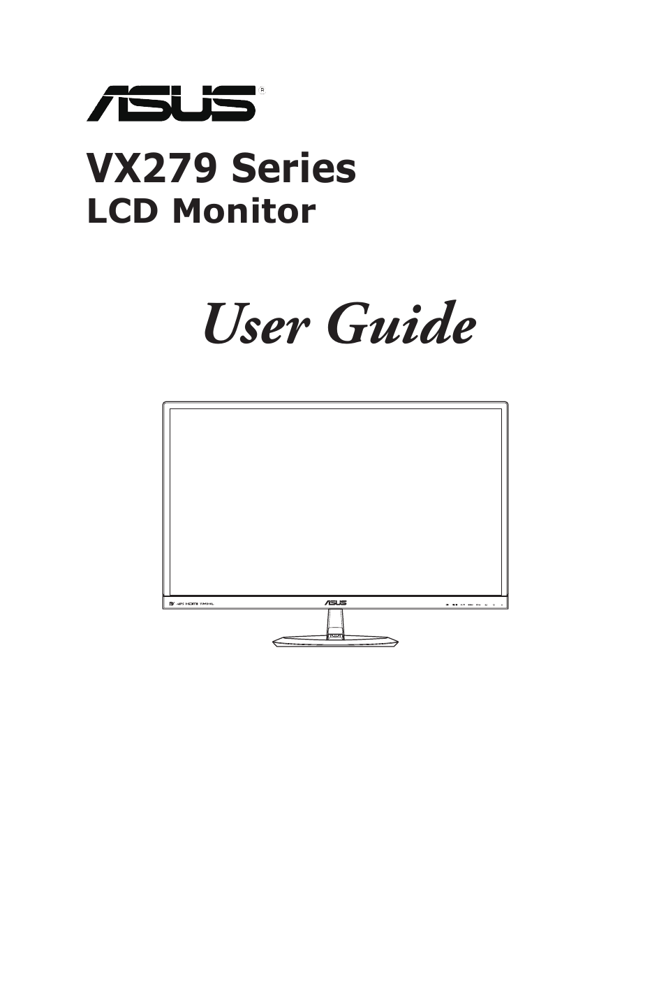 Asus VX279Q-W User Manual | 26 pages